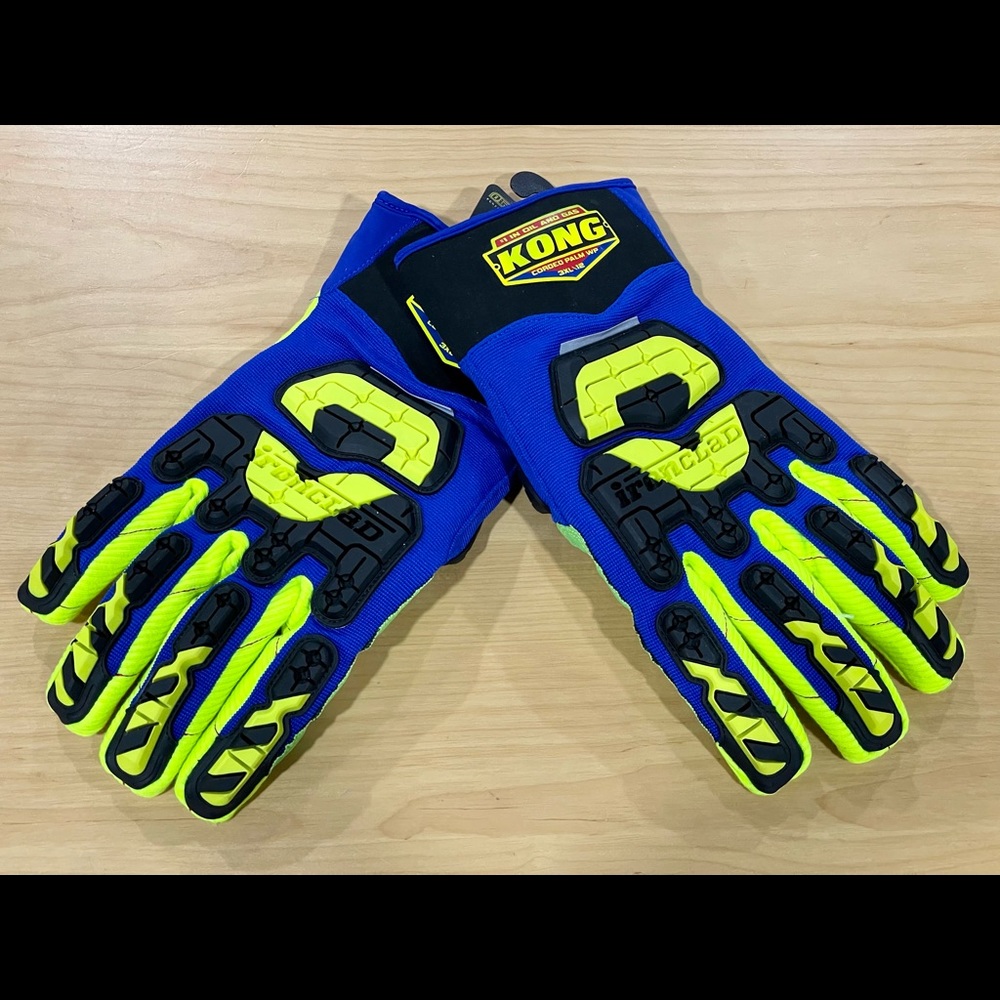 Ironclad Kong Gloves INDI-CCPW-07 Impact Protection corded palm Gloves Brand New
